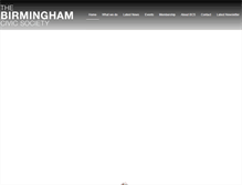 Tablet Screenshot of birminghamcivicsociety.org.uk